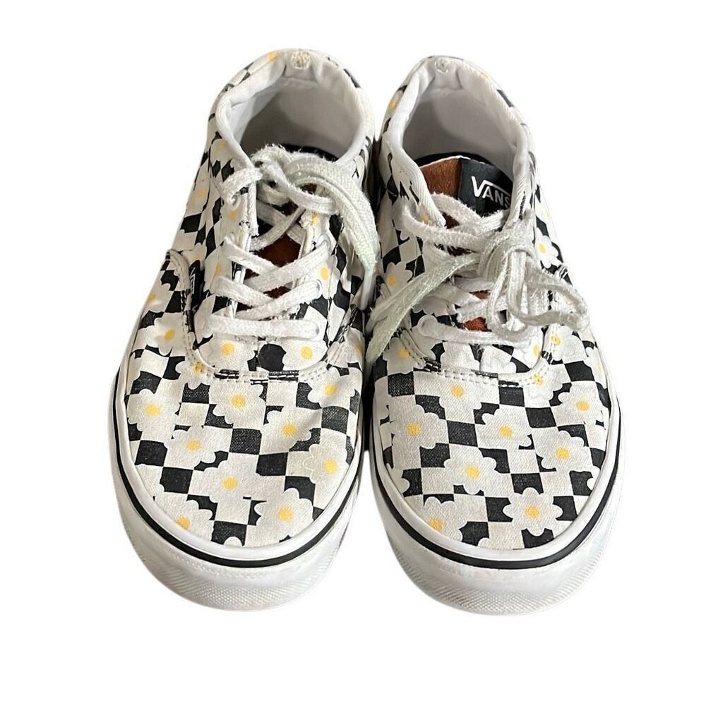 Girls Daisy Print Vans - Picture 4 of 9